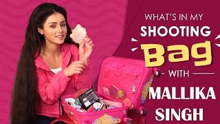 What’s In My Shooting Bag With Mallika Singh Aka Radha  Bag Secrets Revealed  India Forums [upl. by Nolaj801]