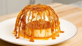 How To Make A Crème Caramel From MasterChef Canada With a Caramel Cage [upl. by Tenenbaum]