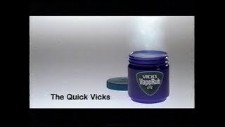 Vicks VapoRub Commercial 2001 [upl. by Yatnahs837]