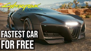 How To Get The Fastest Car For Free  Rayfield Caliburn Location  Cyberpunk 2077 [upl. by Ardle]