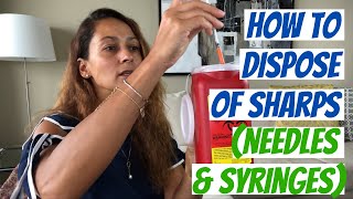 How to Dispose of Sharps Needles amp Syringes [upl. by Eneleoj]