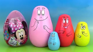 Barbapapa Poupées Gigognes Russes Oeufs Surprise Nesting Dolls [upl. by Stila906]