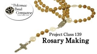 How to Make a Beaded Rosary [upl. by Immot]