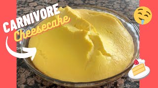 Carnivore Diet Recipe  Cheesecake [upl. by Ahtaela]