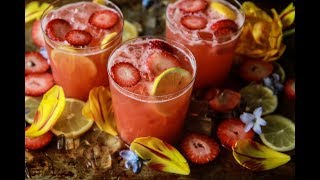 Strawberry Vodka Lemonade Cocktail [upl. by Norraj]