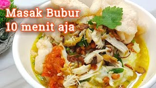 Resep Bubur Ayam  Chicken Porridge [upl. by Ocana]