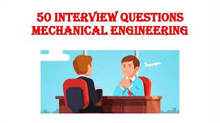 Mechanical Engineering Interview Questions and Answer  Campus Placement Competitive Exam  Part 1 [upl. by Anivram896]