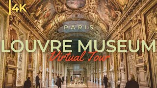 Louvre Museum 4K  Tour inside Louvre Museum Paris [upl. by Eiramit]