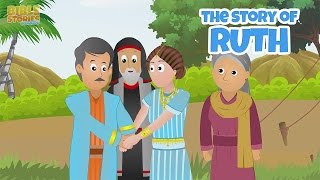 Story of Moab and Ruth  100 Bible Stories [upl. by Airdnekal451]