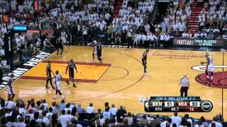 Nets vs Heat Game 5 Highlights  Ray Allen Buries Garnett and Pierce [upl. by Nnaycart]