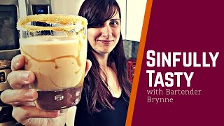 SALTED CARAMEL MUDSLIDE RECIPE  Dessert Cocktails 101 Super Easy [upl. by Vel]