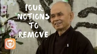 Four Notions to Remove  Thich Nhat Hanh short teaching video [upl. by Atirahs812]