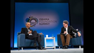 Author Dave Eggers in conversation with President Barack Obama [upl. by Maridel]