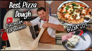 How To Make Best PIZZA DOUGH for Your Business Full RecipeBIGA [upl. by Addi]