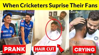 Cricketers surprising their fans  Beautiful amp Heart Touching Respect Moments in cricket 2024 [upl. by Addis]