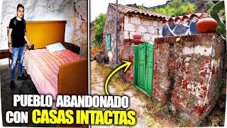 Exploro PUEBLO ABANDONADO con CASAS ABANDONADAS INTACTAS   Sitios Abandonados en España Urbex [upl. by Letnoj]