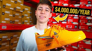 Meet The Youngest Sneaker Reselling Millionaire [upl. by Nosyrb705]