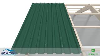 How to install SupaIBR roof covering [upl. by Helms]