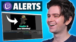 How To Setup Twitch Alerts In OBS Studio amp Streamlabs OBS 2021 [upl. by Nova220]