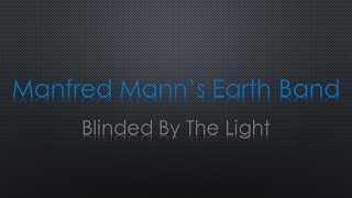 Manfred Manns Earth Band  Blinded By The Light  Karaoke Version from Zoom Karaoke [upl. by Outhe]