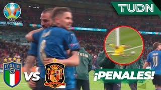 ¡Tanda de penales COMPLETA  Italia 1421 España  UEFA Euro 2020  Semifinal  TUDN [upl. by Kristofor]