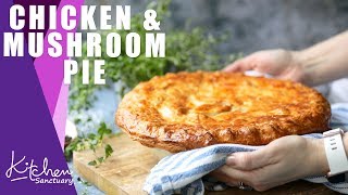 Chicken amp Mushroom Pie with Puff Pastry [upl. by Traweek]