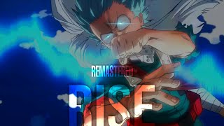 Deku 100 One For All vs Overhaul Remastered「AMV」Rise [upl. by Demetria]