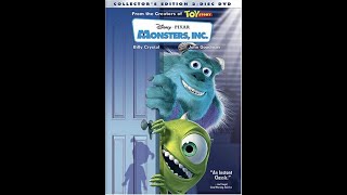 Opening to Monsters Inc DVD 2002 Both Discs Widescreen Version [upl. by Fronniah396]