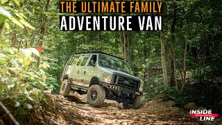 The Ultimate Ford E350 4x4 Adventure Van from Ujoint Offroad  Inside Line [upl. by Lynnelle]