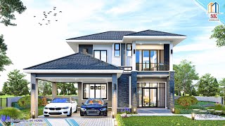 10 Beautiful Two Story Homes With Floor Plans From SK Homes [upl. by Nicodemus]