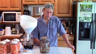 Making Chaga Tincture [upl. by Ariahs]