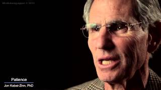 Jon KabatZinn Mindfulness 9 attitudes  patience [upl. by Angelica]