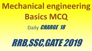 Mechanical engineering Basics MCQ [upl. by Madson]