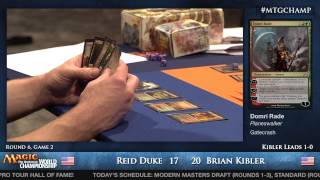 2013 World Championship  Standard Round 6  Reid Duke vs Brian Kibler [upl. by Crissie]