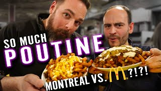 American tries MONTREAL POUTINE 3 places in 1 night [upl. by Gellman]