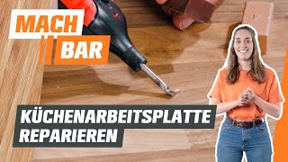 Küchenarbeitsplatte reparieren  OBI [upl. by Nodnarb]