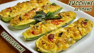 ZUCCHINE AL FORNO VELOCISSIME RICETTA [upl. by Primavera]