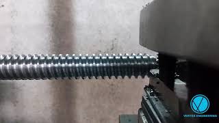 Acme thread process IN lathe machine [upl. by Nurat62]