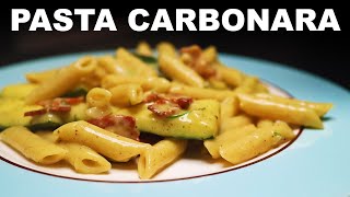 Carbonara pasta with zucchini [upl. by Arianne311]