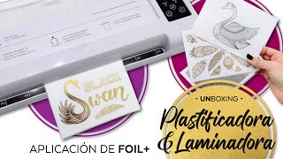 Unboxing y Reseña  Plastificadora y Laminadora Binderplus Aplicación de foil y Plastificado CC [upl. by Savage]