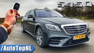 2019 MercedesBenz S Class S450 4Matic Long REVIEW POV Test Drive on AUTOBAHN amp ROAD by AutoTopNL [upl. by Asilahs]