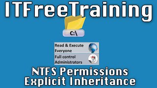 NTFS Explicit and Inherited Permissions [upl. by Pricilla]