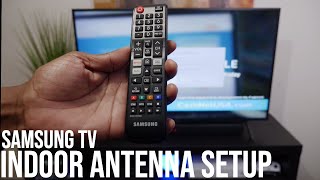 Samsung 4K TV  Indoor Antenna Setup [upl. by Ettelimay]