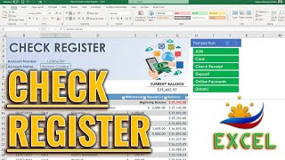 How to Create a Check Register [upl. by Ahsiemal69]