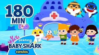 COMPLETO Juego de Hospital y Jugando al Escondite  Cuentos Infantiles  Baby Shark en español [upl. by Haslam]