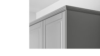 Ikea cabinet molding install tips [upl. by Nicolette954]