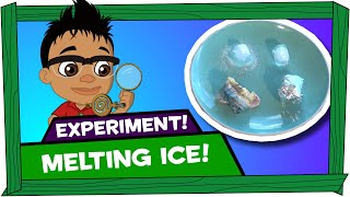 Kid Experiments Melting Ice  Darwin and Newts [upl. by Aehtela408]