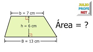 ÁREA DE UN TRAPECIO [upl. by Stanley]