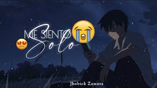 ME SIENTO SOLO💔😔 El Rap más Triste 2023  Jhobick Zamora Video Lirycs [upl. by Auqemahs]