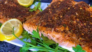 Easy And Delicious Oven Baked Salmon Recipe [upl. by Ahsemo]